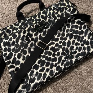 NWOT Kate Spade Leopard Laptop Bag